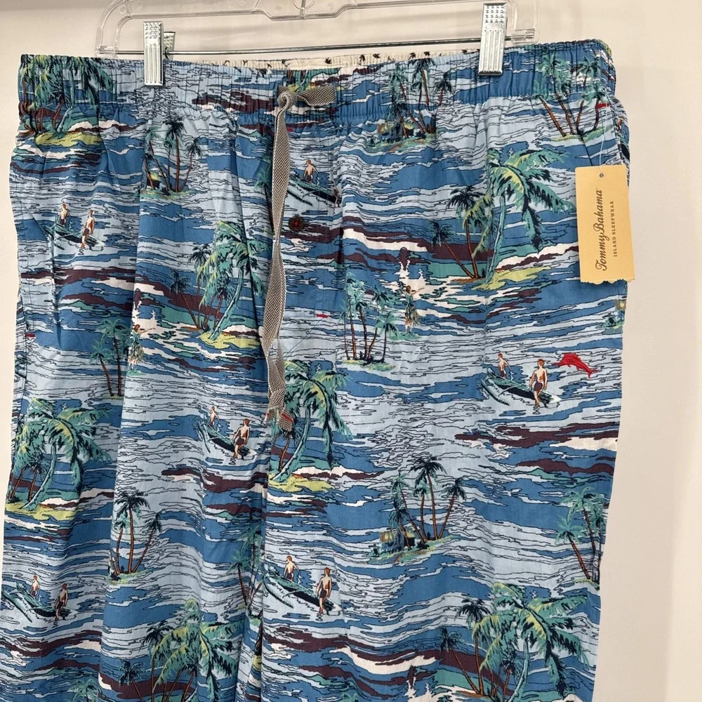 Tommy Bahama Hawaiian‎ Daydreamer Lounge Pants New men's Size XL Blue Multi